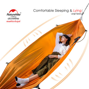Naturehike DC-C05-Flyingboat Curved Rod Anti-Rollover Hammock Double - Orange