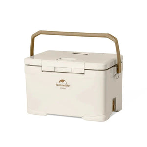 Naturehike Lingdu 36H Outdoor Antibacterial Cooler Box - Capacity 22 Liters - Beige