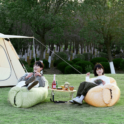 Naturehike Printing Inflatable Sofa - Green (180*70*52)