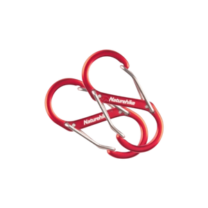 Naturehike S Type Aluminium Alloy Hook 2PCs (Medium) - Red
