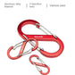 Naturehike S Type Aluminium Alloy Hook 2PCs - M - Red