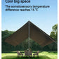Naturehike Cloud Skies Awning Canopy - Gold Hexagon (500*380)