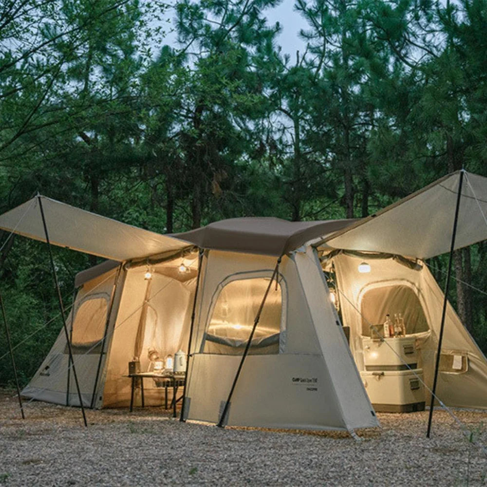 Naturehike Cloud Vessel Fast Tunnel Tent - Khaki | Astore Naturehike Cloud Vessel Fast Tunnel Tent - Khaki | Astore
