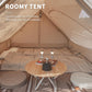 Naturehike Extend 4.8 Cotton Eaves Tower Tent Quicksand - Gold