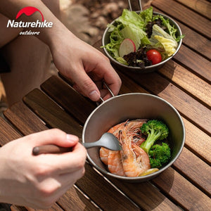 Naturehike Hanging Titanium Bowl 300ml - Silver