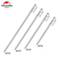 Naturehike Large stainless steel tent peg 35CM - Silver