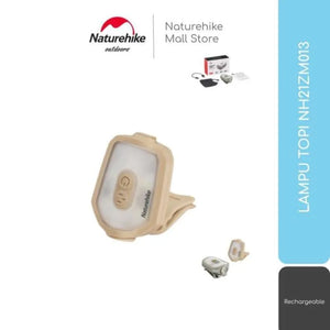Naturehike Outdoor Clip Hat Lamp Khaki