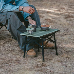 Naturehike Outdoor Portable Folding Small Table - Pine Cream Green (Small)