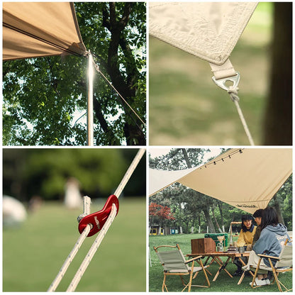Naturehike Pleased-Cotton square Canopy without pole - Green