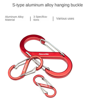 Naturehike S Type Aluminium Alloy Hook 1PC (Large) - Red