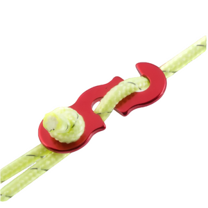 نيتشرهايك مشبك حبل بشكل حرف S ٤ قطع مع حبل - أخضر