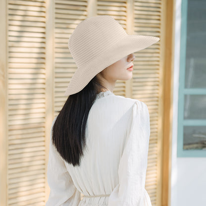 Naturehike Solid Color Big Brim Sunhat - Black