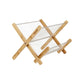 Naturehike Stainless Steel Folding Drain Rack Bamboo - Wood
