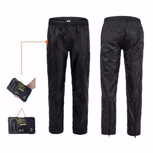 Naturehike Double zipper rain pants-upgrade (Medium) - Black