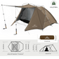 Naturehike Hillock 6 One-Bedroom Apartment Tent - Dark Brown (325 x 220 x 125)