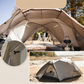 Naturehike Hillock 6 One-Bedroom Apartment Tent - Dark Brown (325 x 220 x 125)