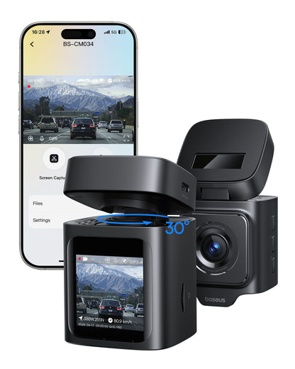 Baseus PrimeTrip VD1 Pro Dash Cam 4K Super Capacity - Cosmic Black