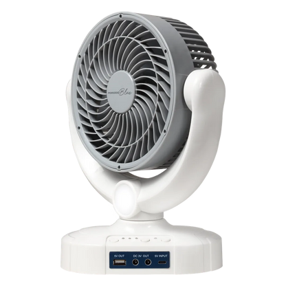 Porodo Blue Cooling and Lighting Fan with Power Bank Function-White
