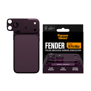 PanzerGlass Fender Camera Lens Protector Dark Cherry iPhone 18 Pro Max