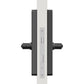 Lockly Guard Athena Swing Edition Mortise Lock for Narrow Framed Doors - Matte Black