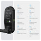 Lockly Guard Vision Latch with Fingerprint access Built in HD Video Doorbell Live View Camera Streaming 2-way Talk - Matte Black