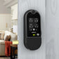 Lockly Vision Elite Video Smart Lock Full HD Camera Motion Sensor Solar Panel Fingerprint - Matte Black color
