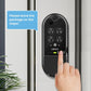 Lockly Vision Elite Video Smart Lock Full HD Camera Motion Sensor Solar Panel Fingerprint - Matte Black color
