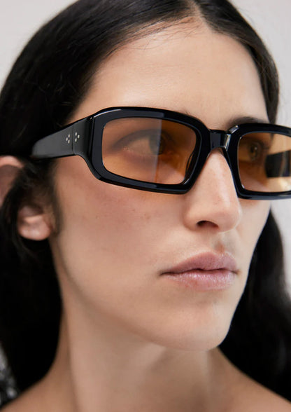 BLACK ACETATE AMBER LENS PT-5002 - MEKTOUB