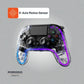 Porodo Gaming Crystal Shell PS4 Controller Clear