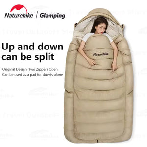 Naturehike Duck down & Cotton Sleeping Bag XS1000 - Khaki