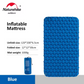 Naturehike FC11 Double Sleeping Pad with inflatable Bag Blue