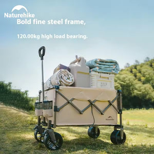 Naturehike Lightweight Folding Trolley 70L - Smoke Gray