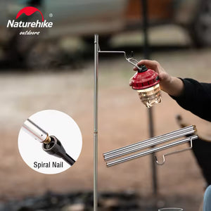 نيتشرهايك حامل مصباح قابل للطي - رمادي