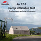 Naturehike Extend Air 17.2 Inflatable Tent - Quicksand Gold (Camp Version) (480*360*250)