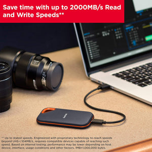 محرك أقراص SSD محمول من SanDisk Extreme PRO بسعة 2 تيرابايت