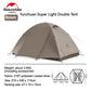 Naturehike Yunchuan Series Tent - Light Coffee Brown (210*(45+140+45)*115)