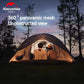 Naturehike Yunchuan Series Tent - Light Coffee Brown (210*(45+140+45)*115)