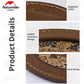 Naturehike cow leather pattern coaster Pattern A - Brown