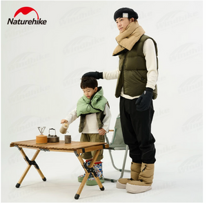 Naturehike drawstring down scarf - Green