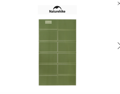 Naturehike Double Troues-R1.8 Egg Nest Folding Moisture Proof Pad 200x120x1.8 - Olive Green