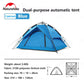 Naturehike automatic tent for 3-4 people - Blue