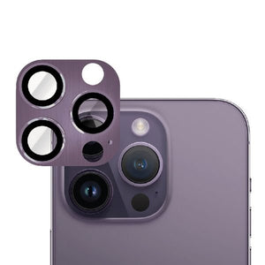 Smartix Premium Aluminium Camera Glass for Iphone 14 Pro/Pro Max- Deep Purple