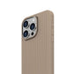 حافظة سيليكون مغناطيسي ممتاز من Smartix لهاتف iPhone 16 Pro - بني رمادي