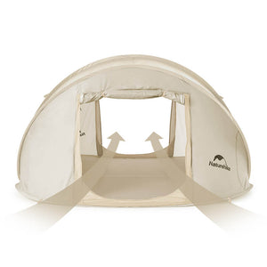 Naturehike 3-4 hand pop up automatic tent 280x200x120 - Cream