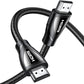 كابل UGREEN HDMI 8K  بغلاف من سبائك الألمنيوم مع تصميم مضفر  2م HD140- اسود




