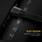 UGREEN HDMI Flat Cable, 2M, ED015 - Black