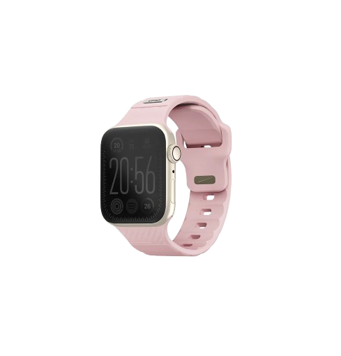 سوار مطاطي Uniq Stride Fkm لساعة Apple Watch مقاس 41/40/38 مم - وردي باهت