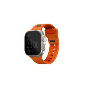 Uniq Stride Fkm Rubber Apple Watch Strap 49/45/44/42mm - Volt Orange