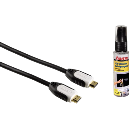 Hama High Speed HDMI Cable 1.5 m with LCD-Plasma Cleaning Gel