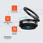 Porodo HS05 Vacuseal Magsafe Magnetic Mount 360°- Black